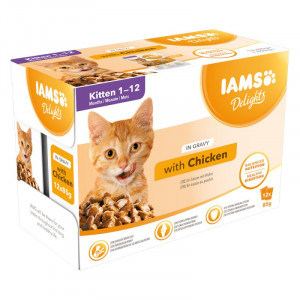 Iams Delights Kitten Mit Huhn In Sauce Nassfutter Katze