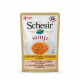 Schesir Cat Soup mit Wildlachs & Karotten Katzen-Nassfutter (Beutel 85 g)