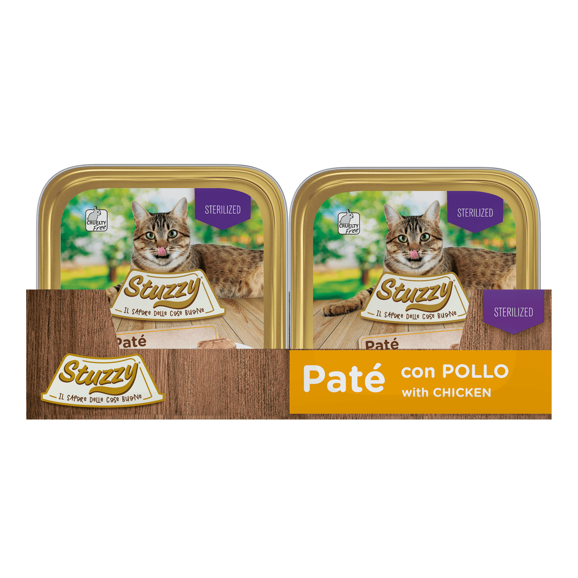 Stuzzy Cat Sterilised paté met kip kattenvoer 100 gr.