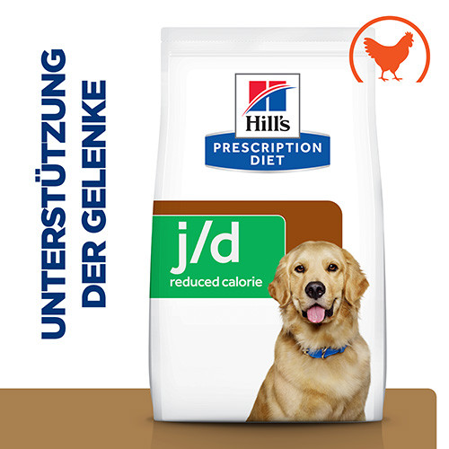 Hill's Prescription Diet J/D Mobility Reduced Calorie Hundefutter
