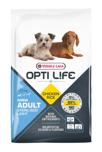 Opti Life Adult Sterilised Light Mini Hundefutter