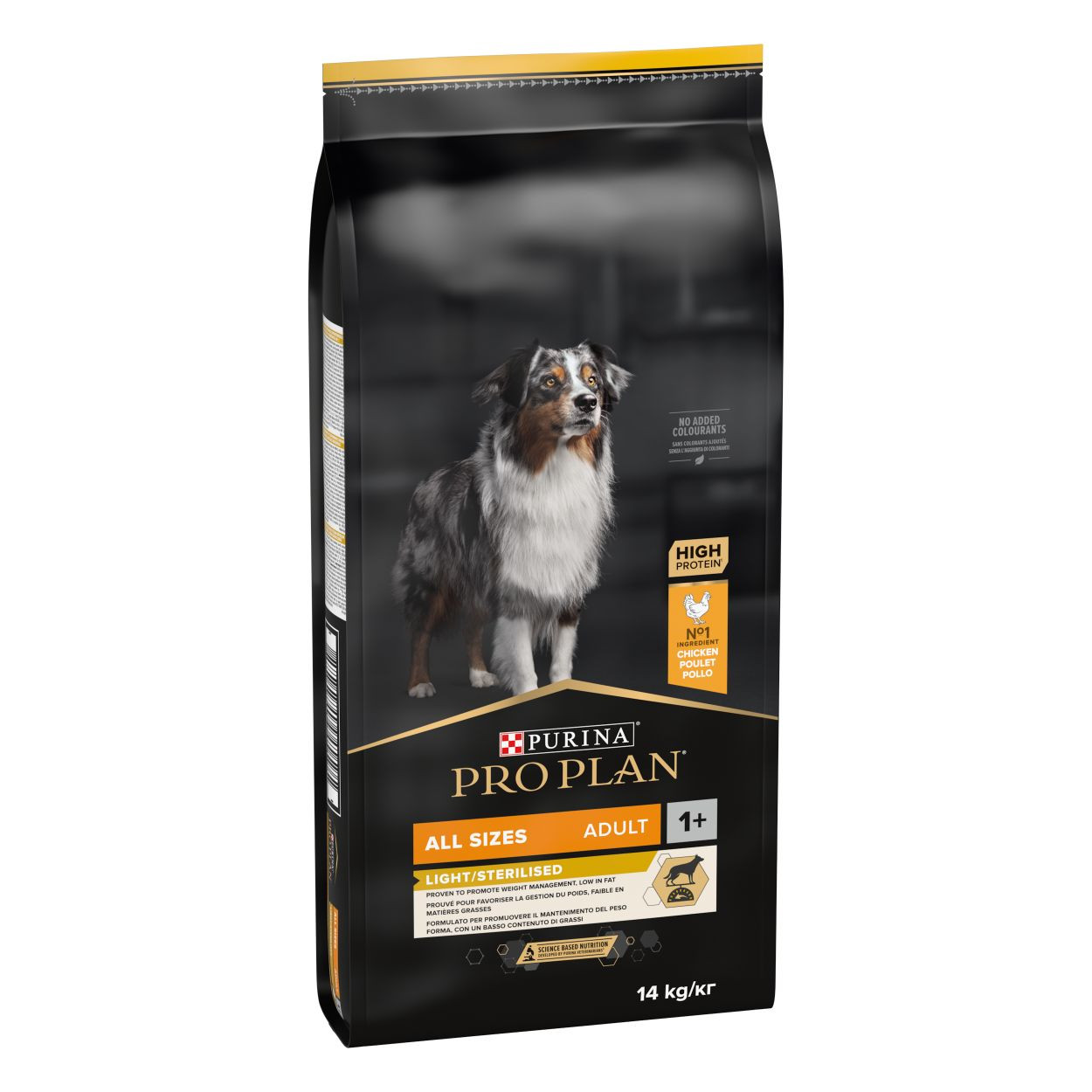 Pro Plan All Size Light/Sterilised Huhn Optiweight Hundefutter