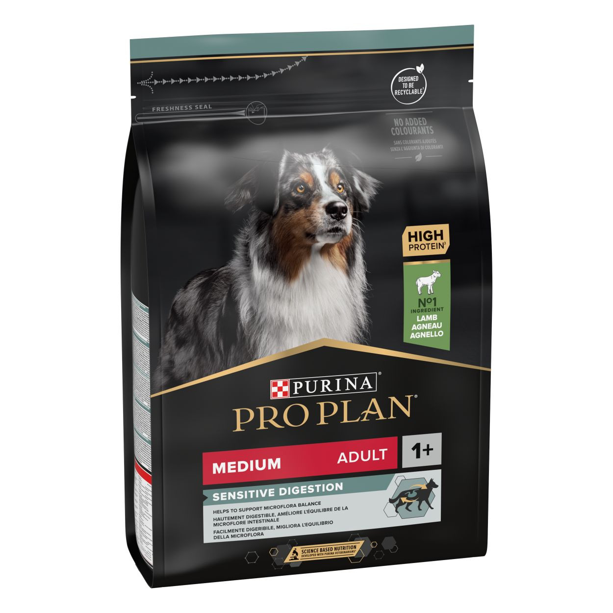 Pro Plan Medium Adult Sensitive Digestion mit Lamm Hundefutter