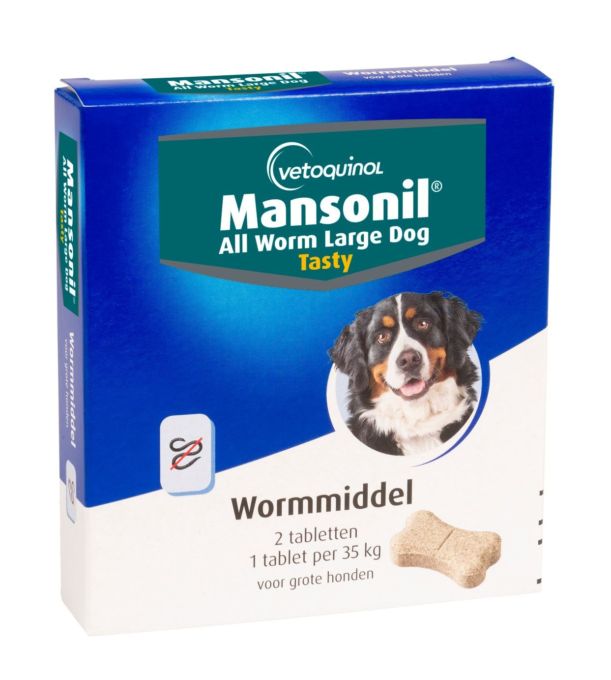 Mansonil All Worm Large Dog Flavour voor de hond