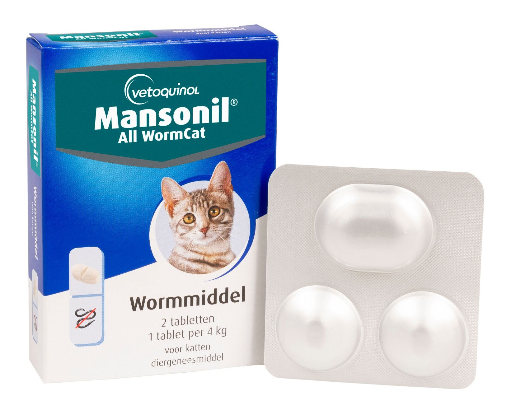 Mansonil All Worm Cat für die Katze