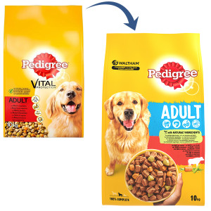Pedigree Adult mit Rind & Gemüse Hundefutter
