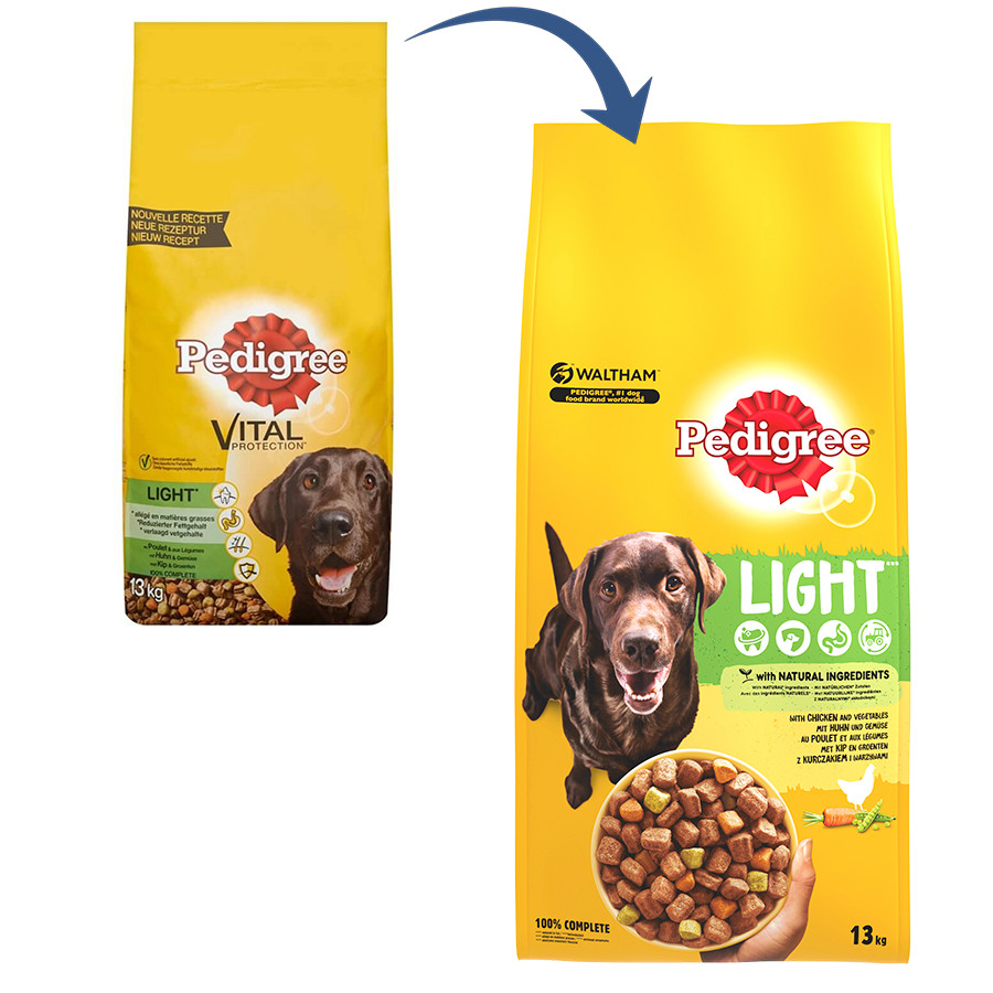 Pedigree Adult Light Hundefutter 