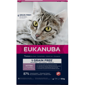 Eukanuba Kitten met zalm graanvrij kattenvoer