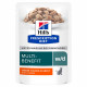 Hill's Prescription Diet W/D Multi-Benefit Nassfutter Katze mit Huhn Mahlzeitbeutel