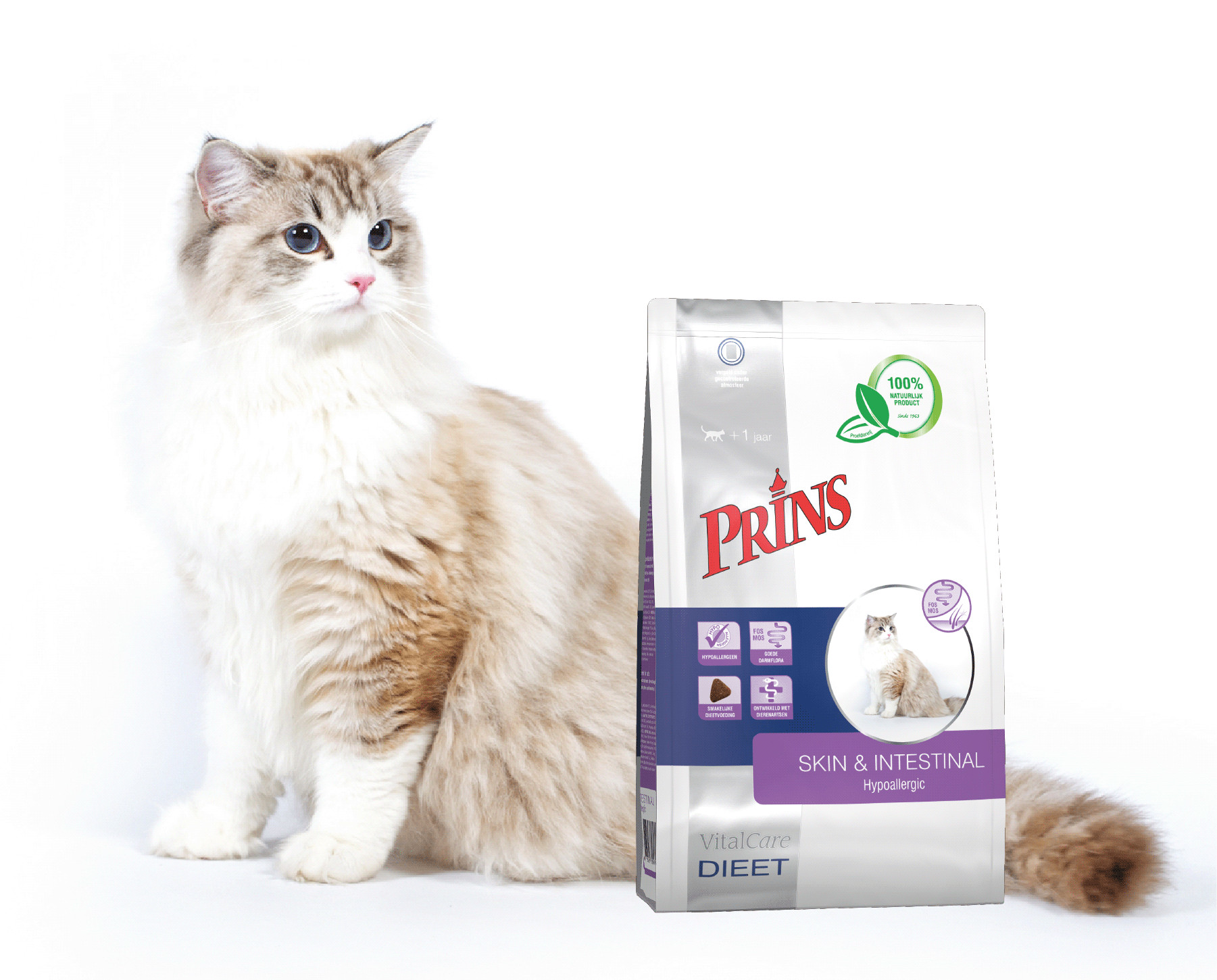 Prins Vitalcare Dieet Skin & Intestinal Hypoallergic voor de kat
