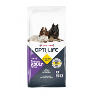 Opti Life Adult Active All Breeds mit viel Huhn&Reis Hundefutter