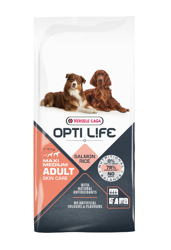 Opti Life Adult Medium/Maxi Skincare Hundefutter