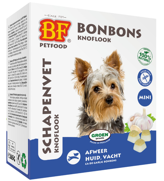 BF Petfood Schaffett Mini Bonbons - Knoblauch