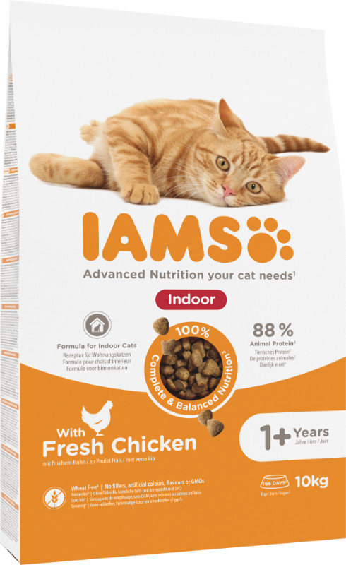 Iams For Vitality Adult Indoor Kattenvoer