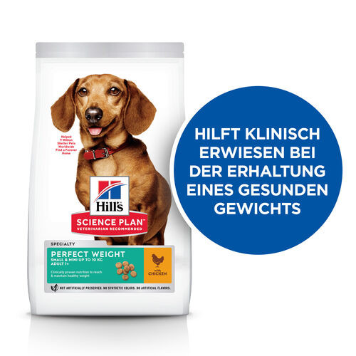 Hill's Adult Perfect Weight Small & Mini Huhn Hundefutter