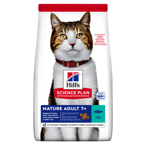 Hill’s Mature Adult Active Longevity Tonijn kattenvoer