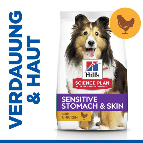 Hill's Adult Sensitive Stomach & Skin Kip hondenvoer