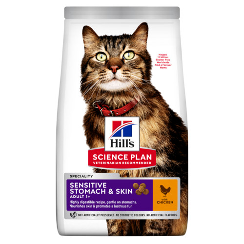 Hill's Adult Sensitive Stomach & Skin Katzenfutter