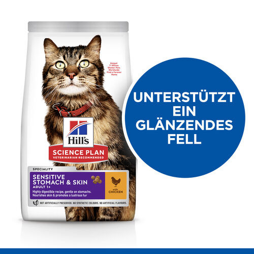 Hill's Adult Sensitive Stomach & Skin Katzenfutter