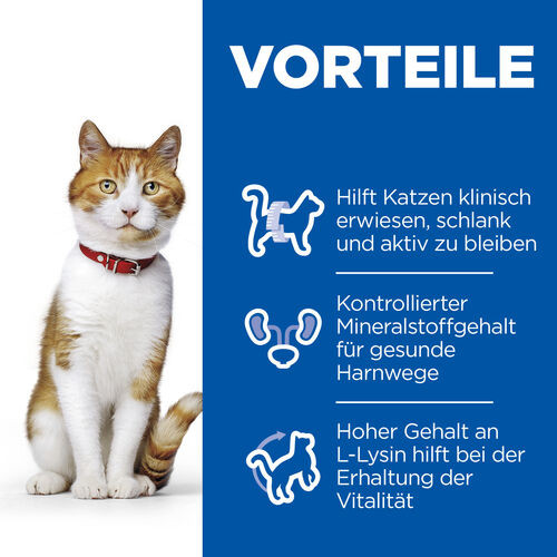 Hill's Young Adult Sterilised Huhn Katzenfutter 