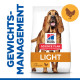 Hill's Mature Adult 7+ Light Medium Huhn Hundefutter