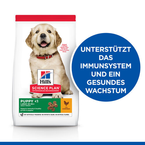 Hill's Puppy Healthy Development Large Breed Huhn Hundefutter 