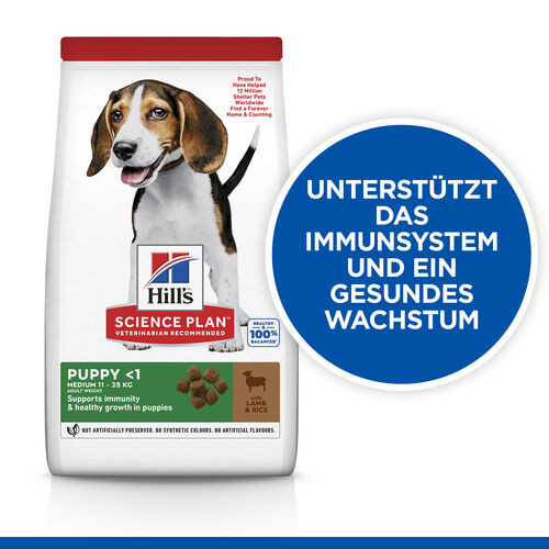 Hill's Puppy Healthy Development Lamm & Reis Hundefutter 