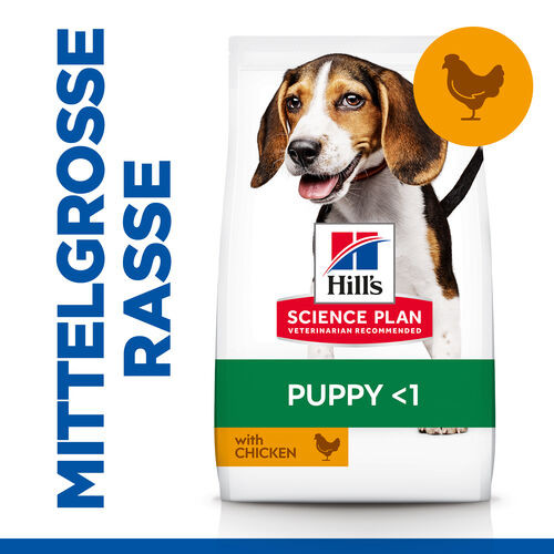 Hill's Puppy Healthy Development Medium Huhn Hundefutter 