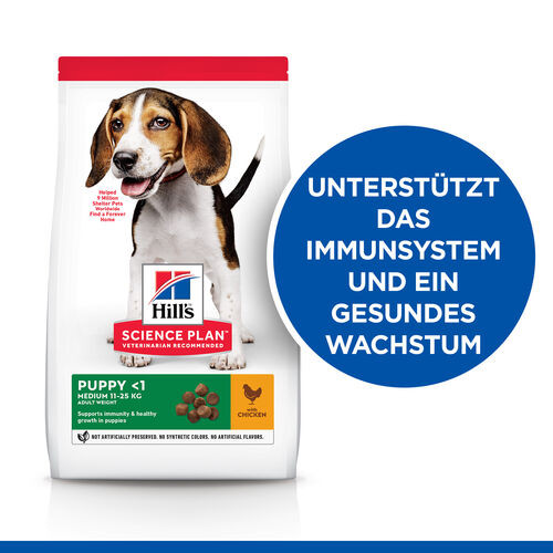 Hill's Puppy Healthy Development Medium Huhn Hundefutter 