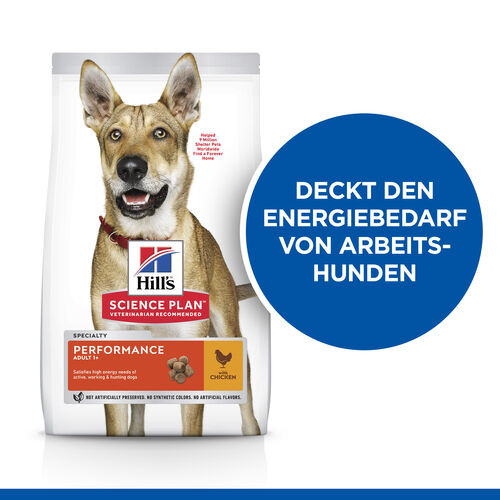 Hill's Adult Performance Huhn Hundefutter 