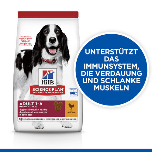 Hill's Adult Advanced Fitness Medium Huhn Hundefutter 