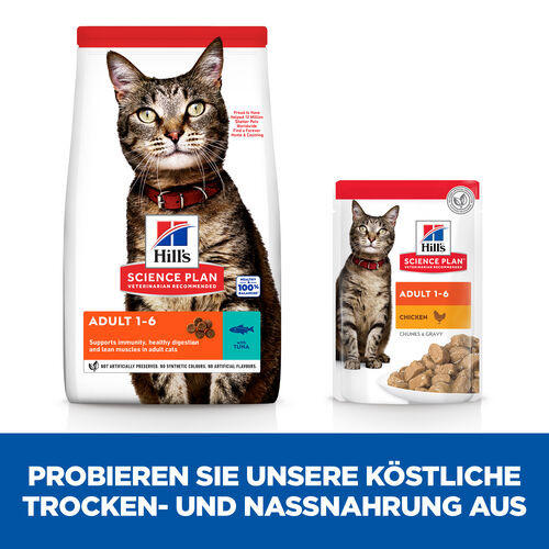 Hill's Adult Optimal Care Thunfisch Katzenfutter 