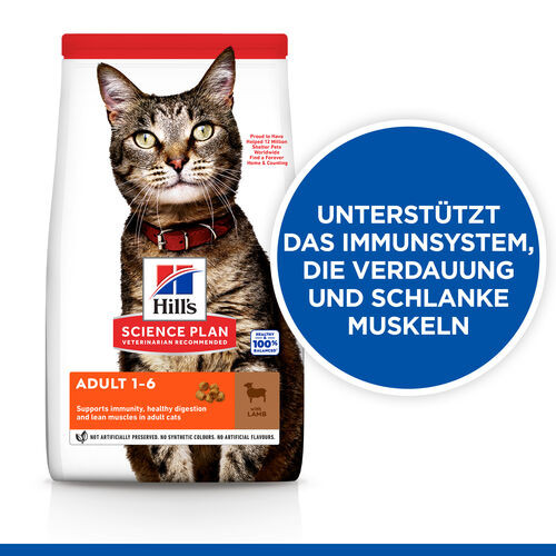 Hill's Adult Optimal Care Lamm Katzenfutter 