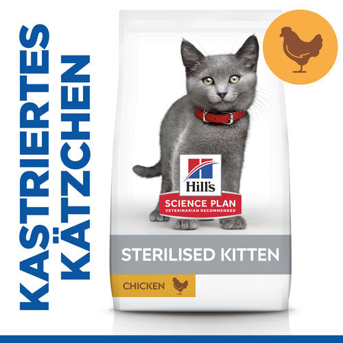 Hill's Kitten Sterilised Katzenfutter mit Huhn