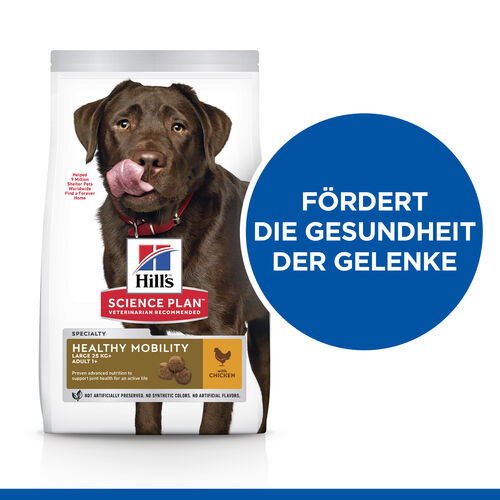 Hill's Adult Healthy Mobility Large Breed Huhn Hundefutter 