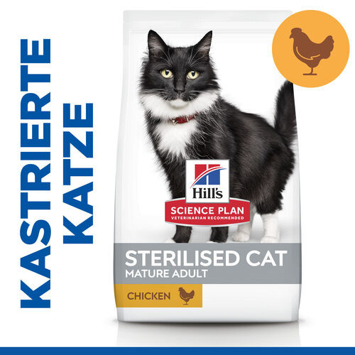 Hill's Mature Adult 7+ Sterilised Huhn Katzenfutter 