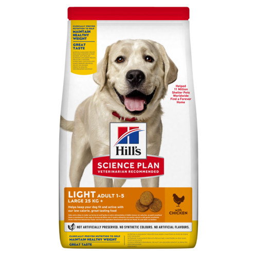 Hill's Adult Light Large Breed Huhn Hundefutter