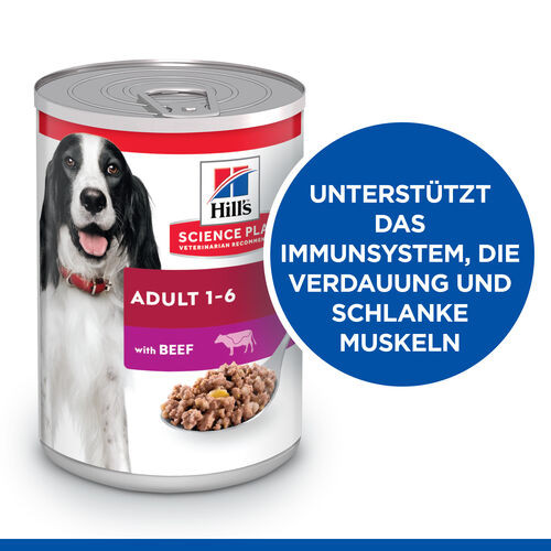 Hill's Adult Advanced Fitness Rind (in Dosen) Hundefutter 