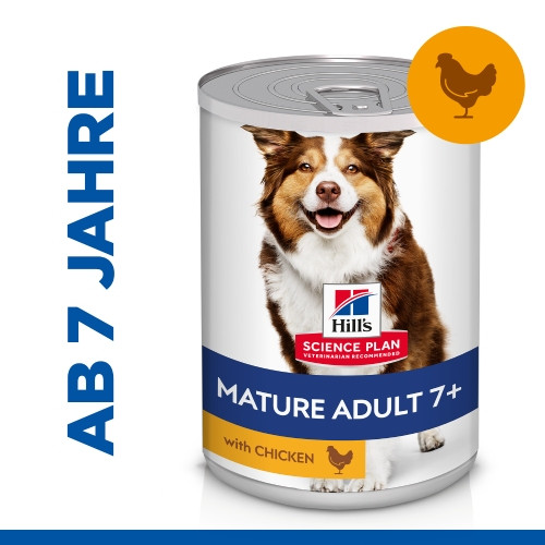 Hill's Mature  7+ Active Longevity Huhn (in Dosen) Hundefutter 