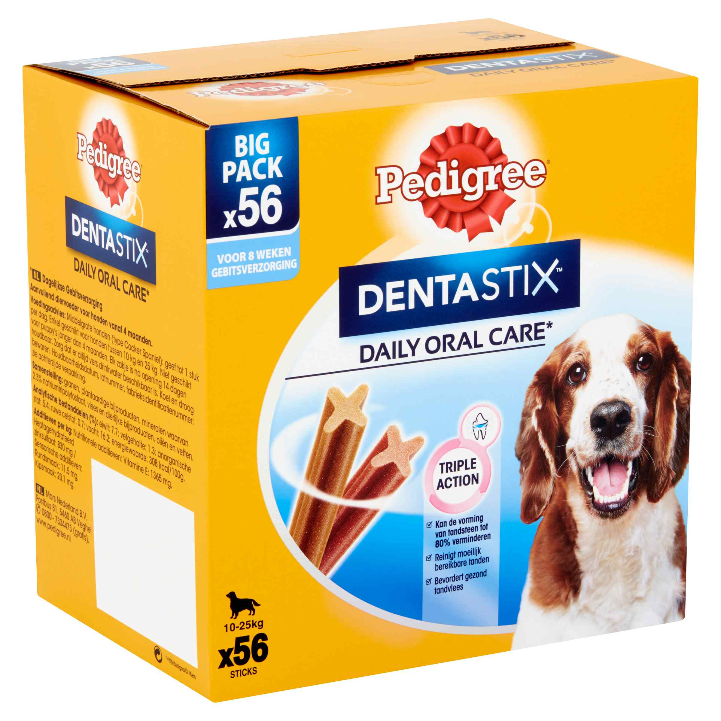 Pedigree Dentastix für mittelgroβe Hunde von 10 bis 25 kg 