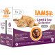 Iams Delight Adult Land & Meereskollektion in Sauce Nassfutter Katze (12x85 gr)