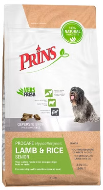 Prins ProCare Hypoallergenic Lamm & Reis Senior Hundefutter
