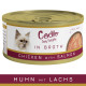 Cadilo Daily Delights - Huhn mit Lachs in Bouillon - Nassfutter Katze (70 g)