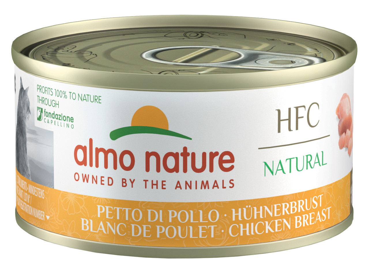 Almo Nature HFC Natural Hähnchenbrust Katzen-Nassfutter (70 g)