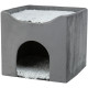 Trixie Höhle und Katzenbett Harvey 38 x 38 x 38 cm grau