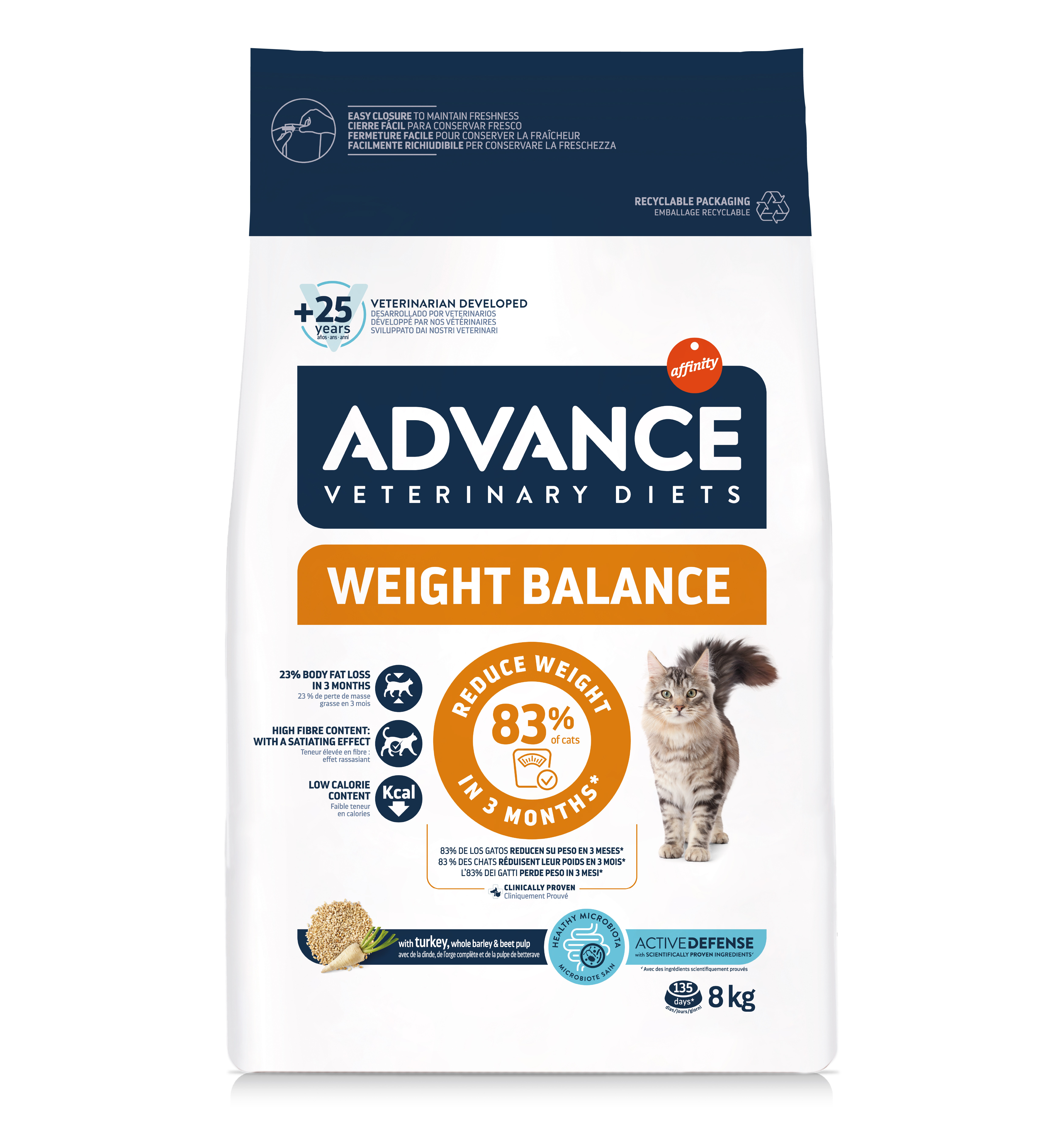 Advance Veterinary Weight Balance kattenvoer