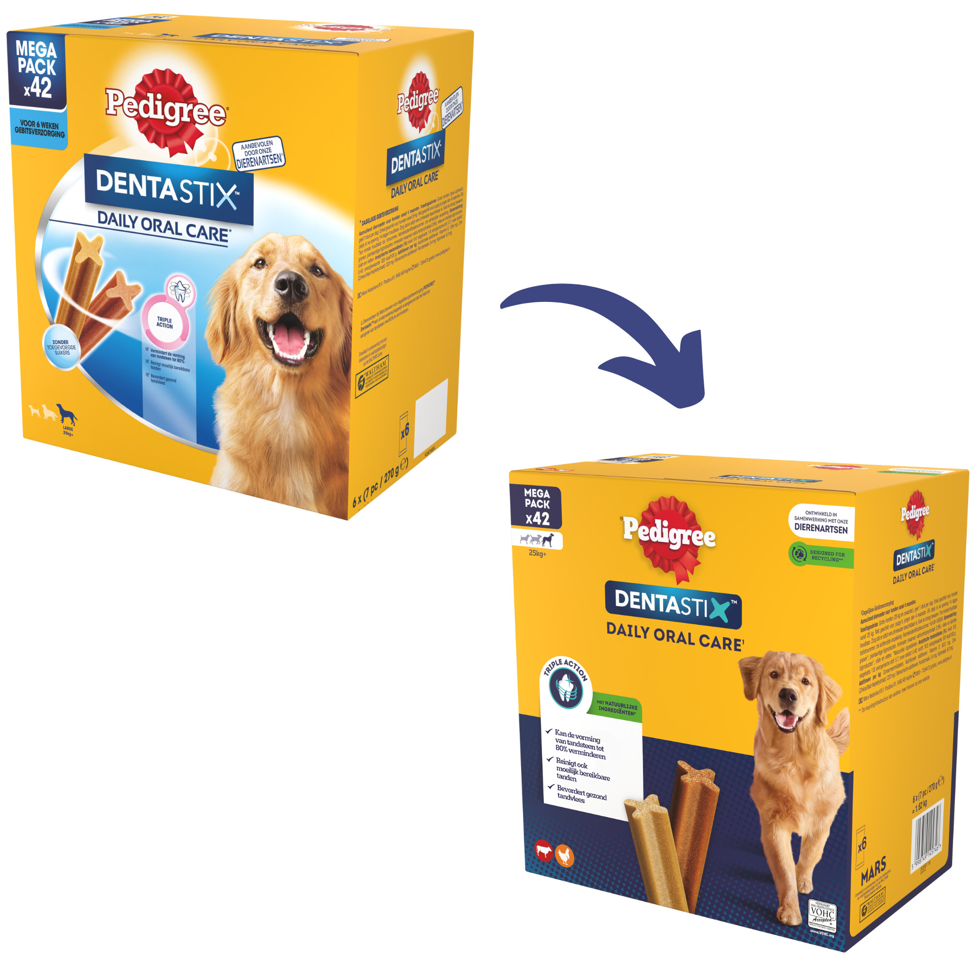 Pedigree Dentastix Large Hundesnacks für groβe Hunde über 25 kg