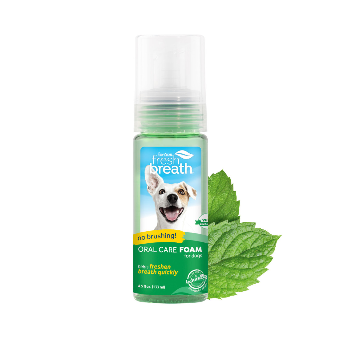 Tropiclean Fresh Breath Foam gebitsreiniging hond