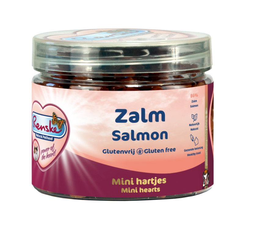 Renske Gezonde beloning Hartjes Zalm kat