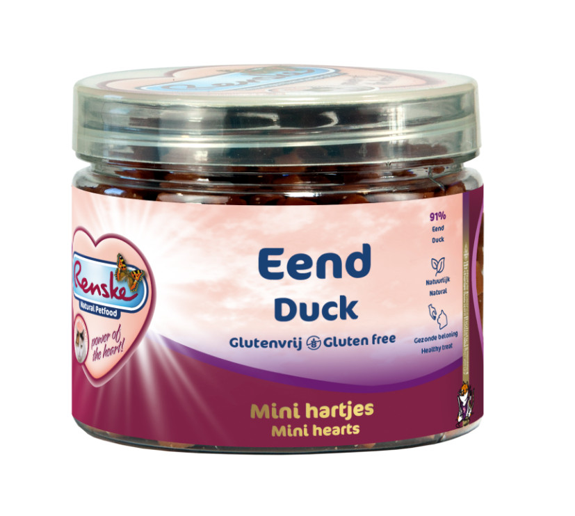 Renske Gezonde beloning Hartjes Eend kat